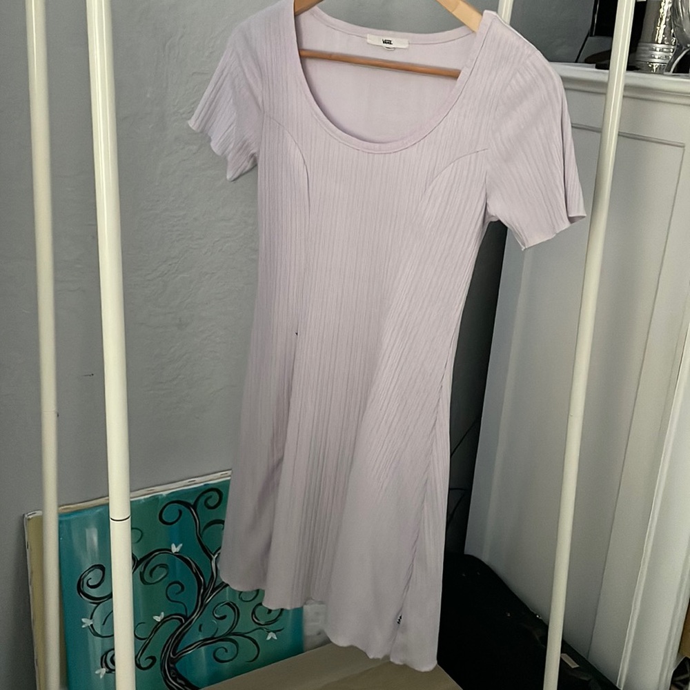 pink/purple skater dress comfy casual * WORN LIGHTLY *
